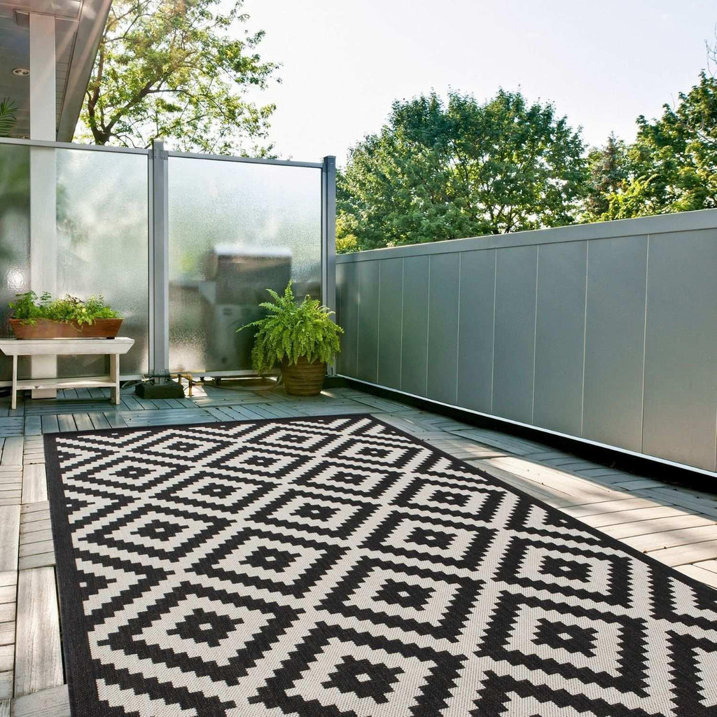 100_Ecology_Outdoor_Rug_Black-5 - Bobobiy