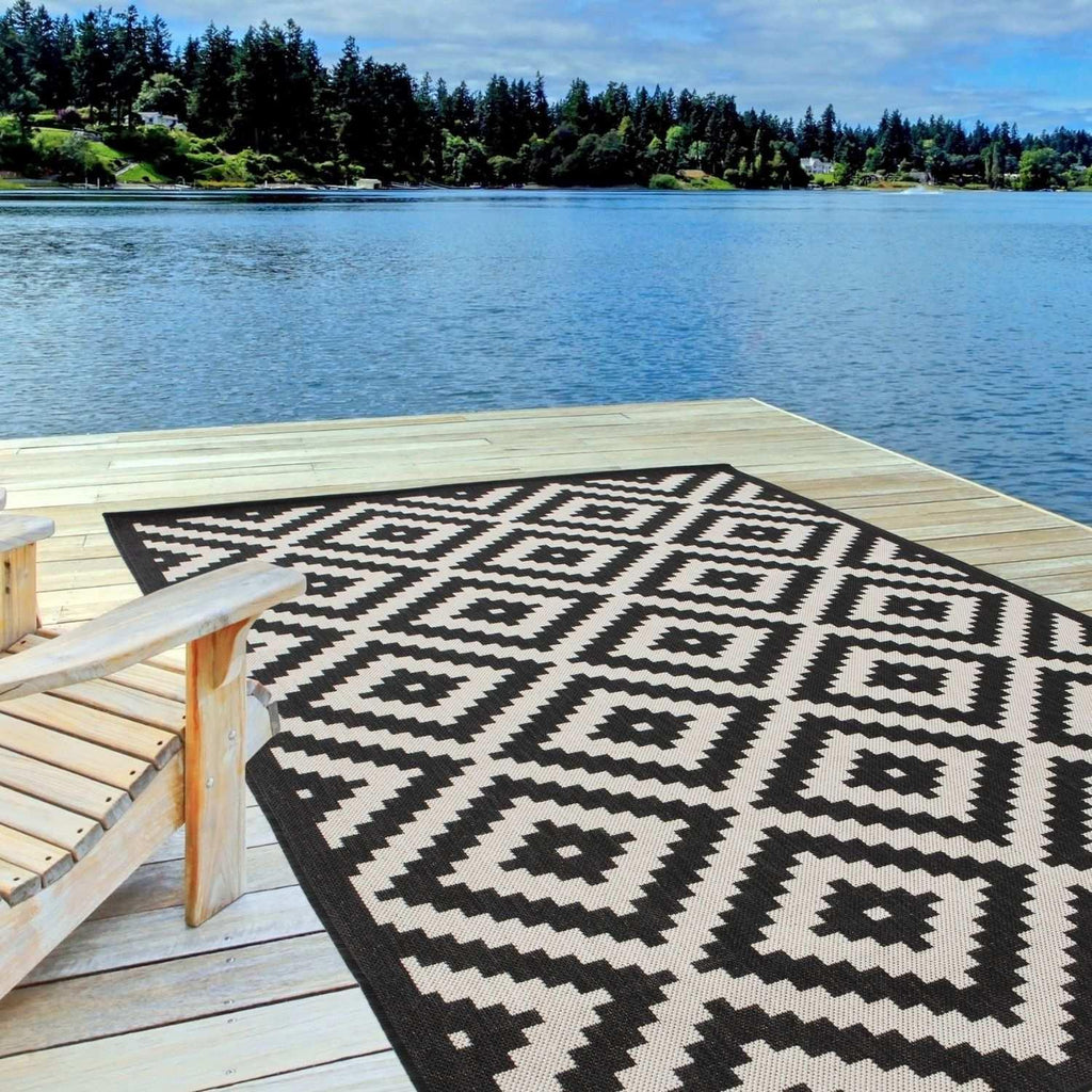 100_Ecology_Outdoor_Rug_Black-6 - Bobobiy
