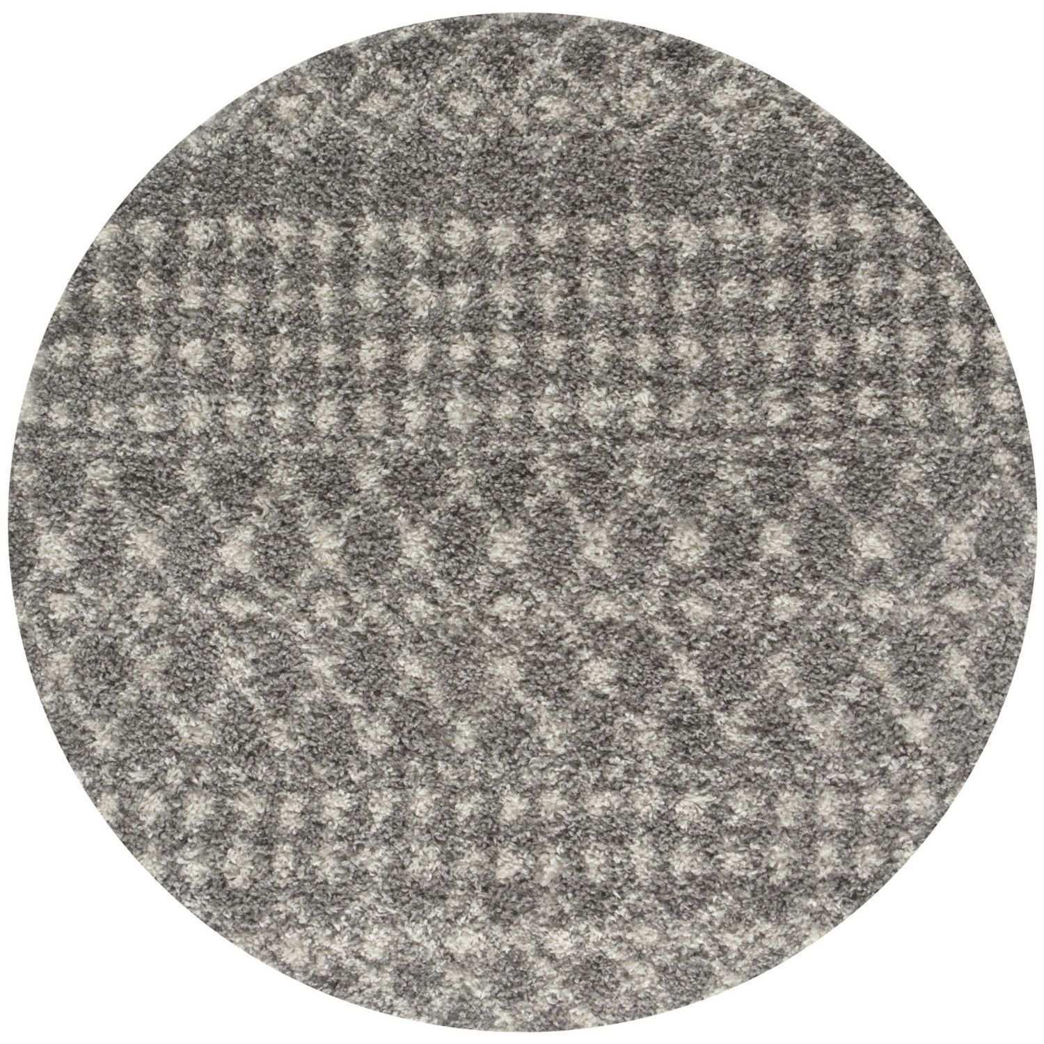 1010MoroccanGreyShaggyRug-1 - Bobobiy