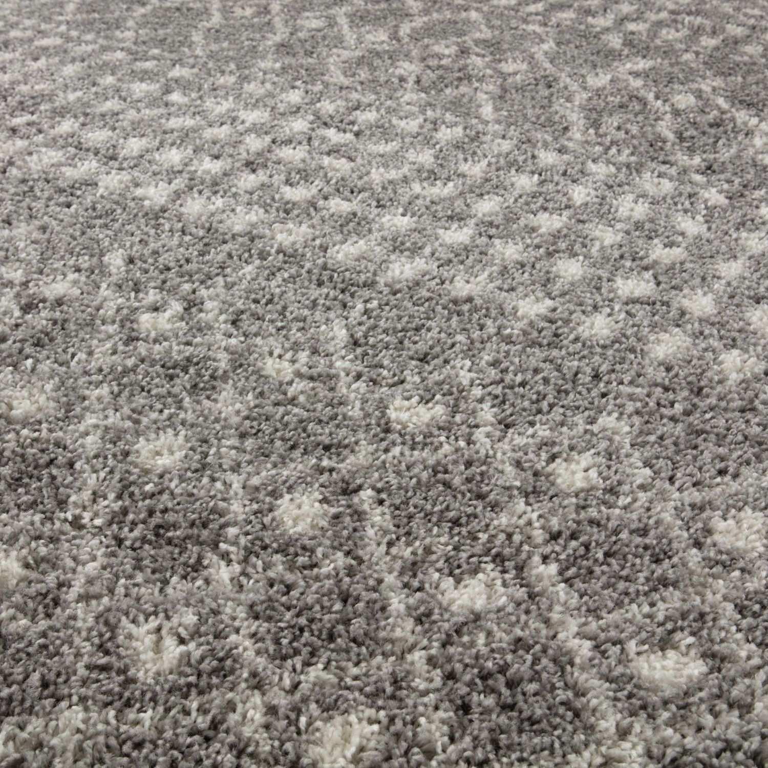 1010MoroccanGreyShaggyRug-5 - Bobobiy