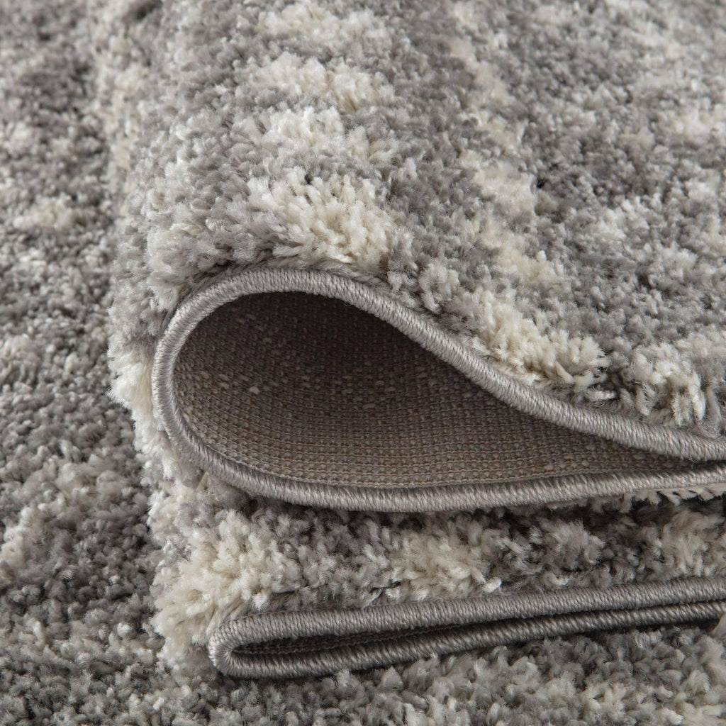 1010MoroccanGreyShaggyRug-7 - Bobobiy