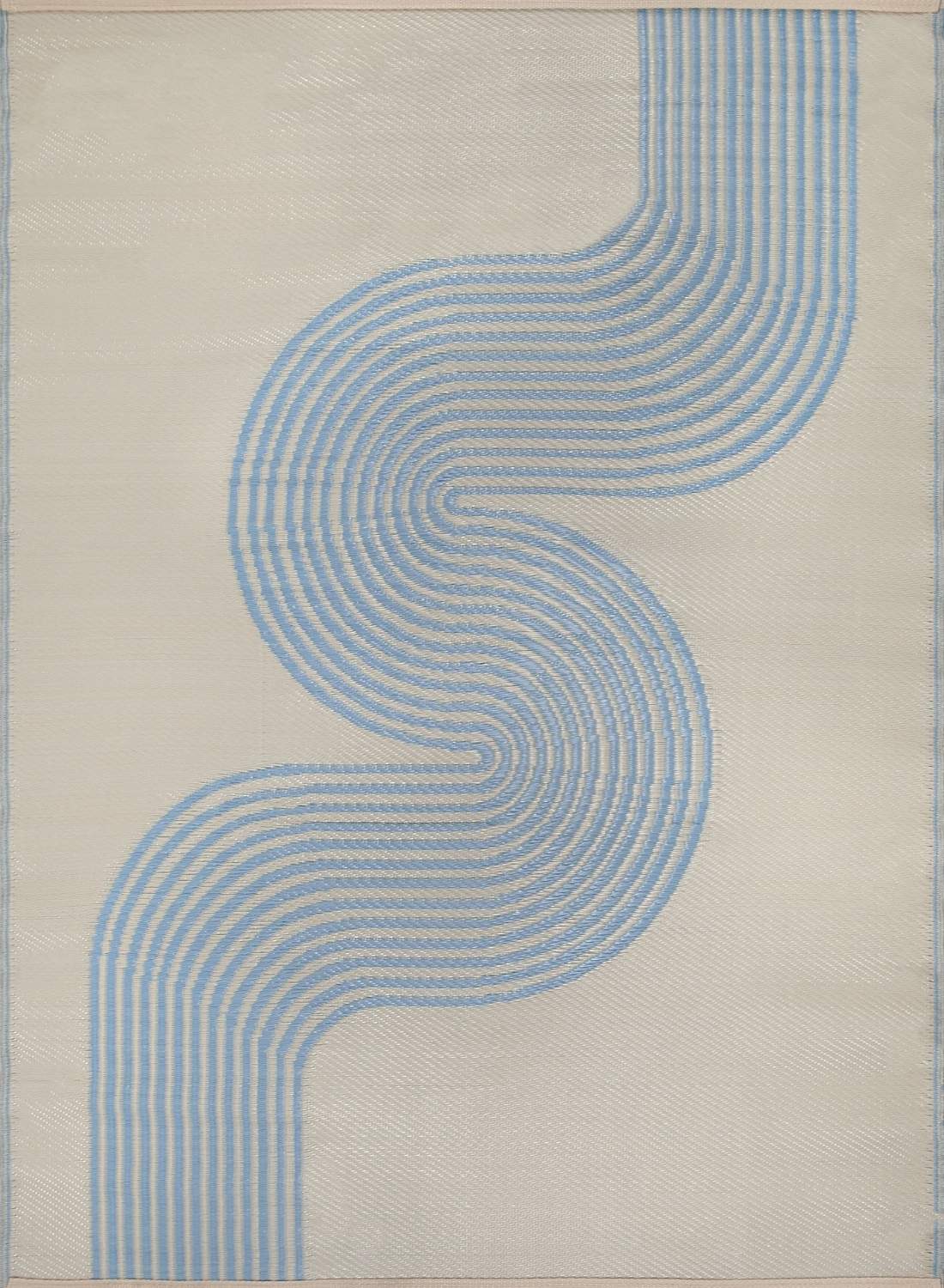 Urban Outdoor Rug Blue & Beige | 1010