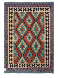 Maimana Afghanistan Kilim Rug - 152 x104 cm - Handmade