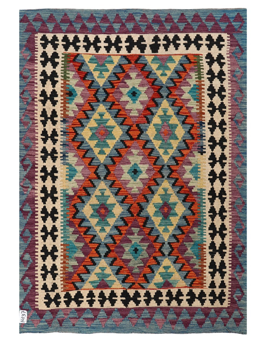 Maimana Afghanistan Kilim Rug - 152 x104 cm - Handmade