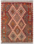 Maimana Afghanistan Kilim Rug - 207 x162 cm - Handmade