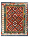 Maimana Afghanistan Kilim Rug - 192 x154 cm - Handmade