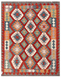 Maimana Afghanistan Kilim Rug - 193 x151 cm - Handmade