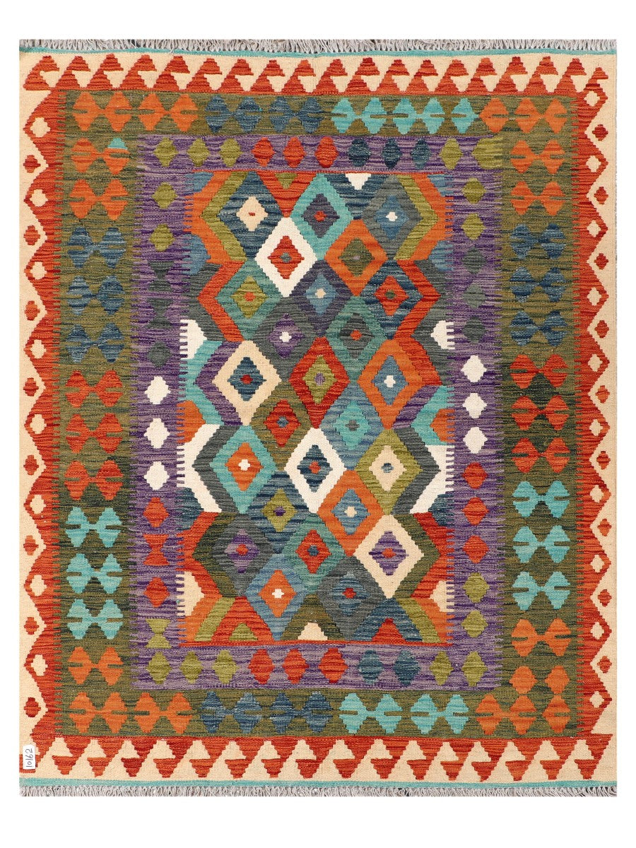 Maimana Afghanistan Kilim Rug - 190 x150 cm - Handmade
