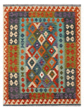 Maimana Afghanistan Kilim Rug - 194 x148 cm - Handmade