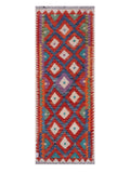 Maimana Afghanistan Kilim Rug - 192 x72 cm - Handmade