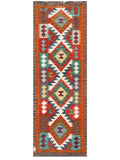 Maimana Afghanistan Kilim Rug - 205 x71 cm - Handmade
