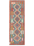 Maimana Afghanistan Kilim Rug - 195 x68 cm - Handmade
