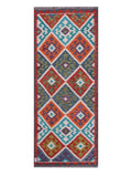Maimana Afghanistan Kilim Rug - 206 x83 cm - Handmade