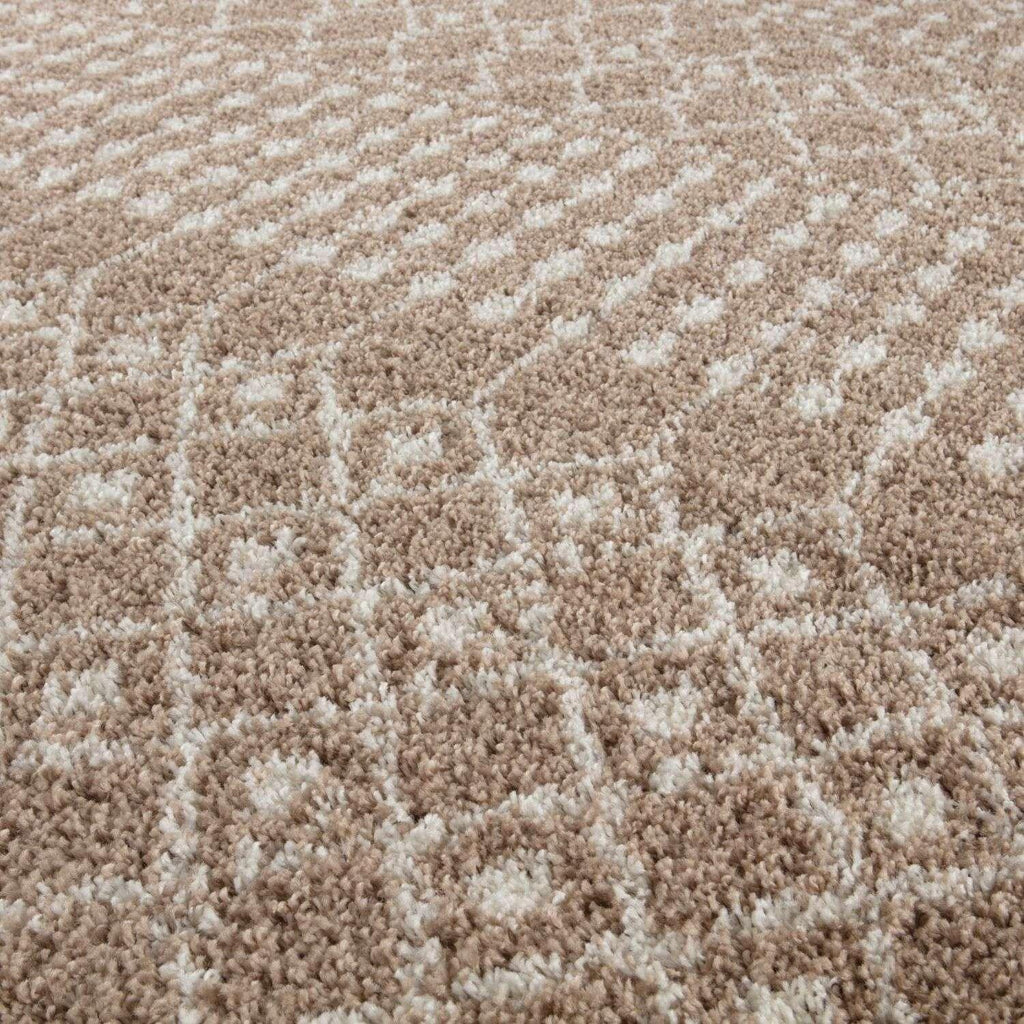 1020MoroccanBeigeShaggyRug-5 - Bobobiy