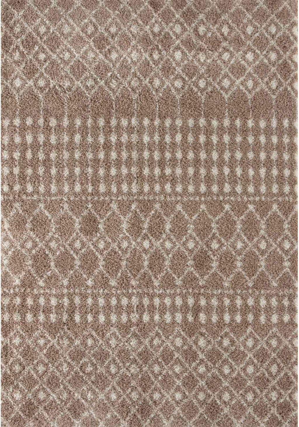 1020MoroccanBeigeShaggyRug - Bobobiy