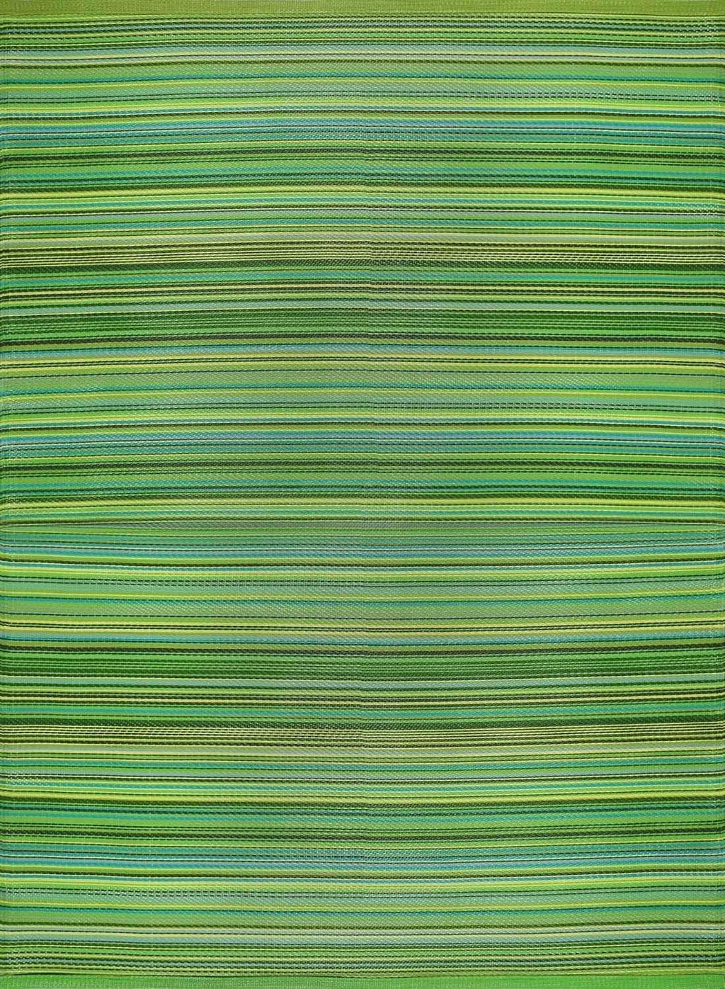 1020_Rainbow_Outdoor_Rug_Green - Bobobiy