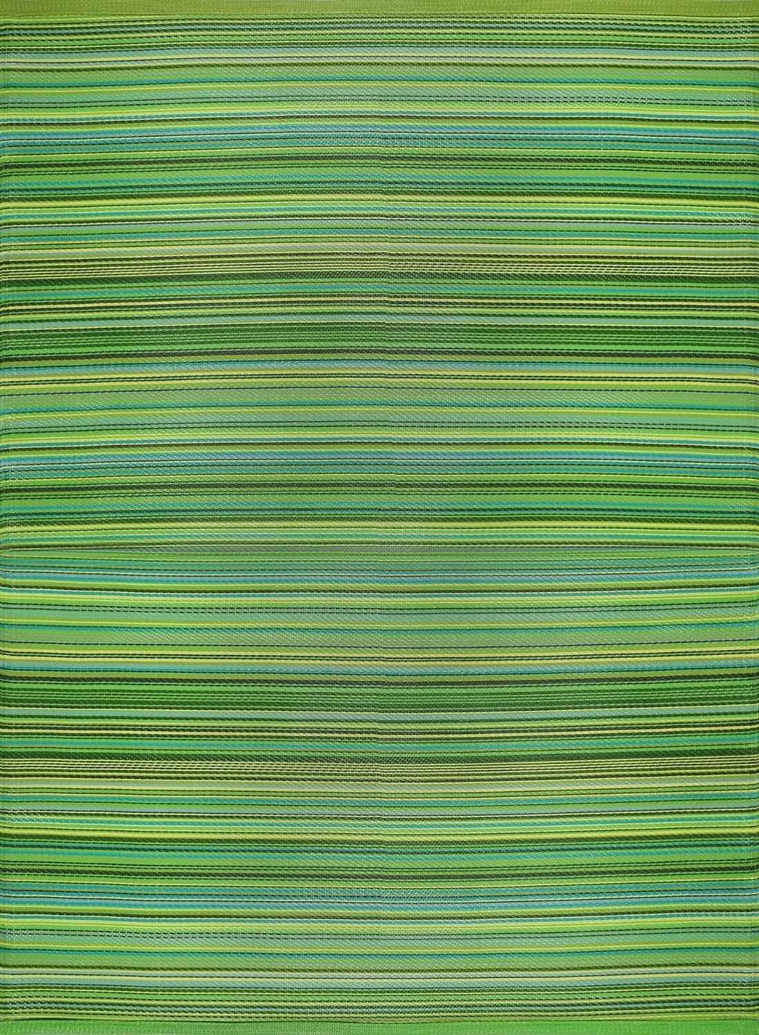 1020_Rainbow_Outdoor_Rug_Green - Bobobiy