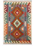 Maimana Afghanistan Kilim Rug - 122 x 78 cm - Handmade