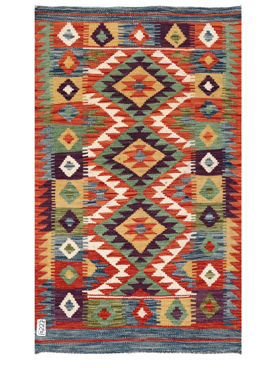 Maimana Afghanistan Kilim Rug - 127 x 75 cm - Handmade