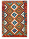 Maimana Afghanistan Kilim Rug - 118 x 83 cm - Handmade