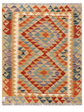 Maimana Afghanistan Kilim Rug - 124 x 97 cm - Handmade
