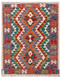 Maimana Afghanistan Kilim Rug - 116 x 90 cm - Handmade