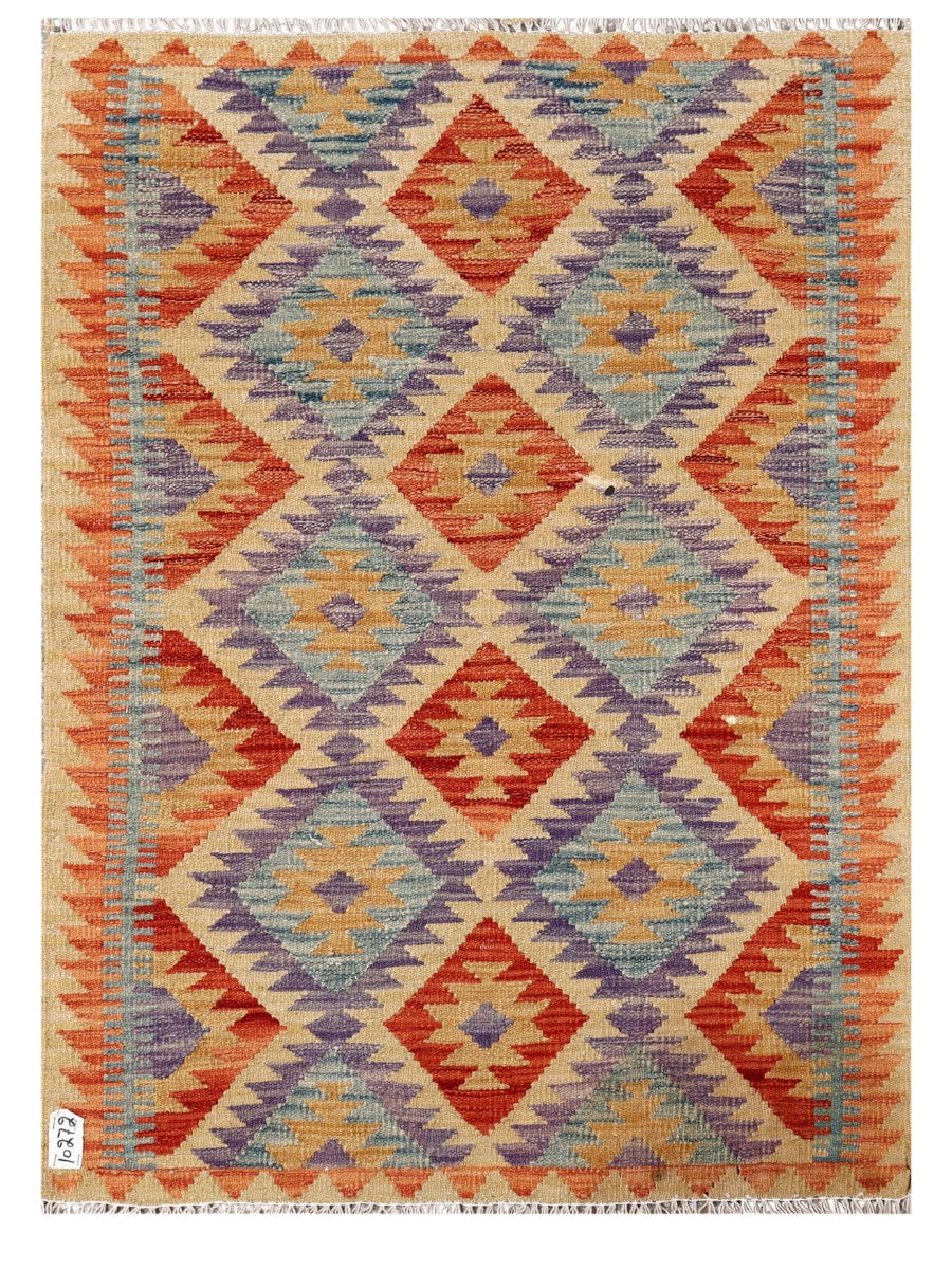 Maimana Afghanistan Kilim Rug - 121 x 88 cm - Handmade