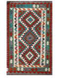 Maimana Afghanistan Kilim Rug - 139 x 85 cm - Handmade