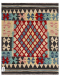 Maimana Afghanistan Kilim Rug - 98 x 78 cm - Handmade