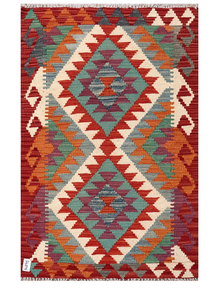 Maimana Afghanistan Kilim Rug - 131 x 84 cm - Handmade