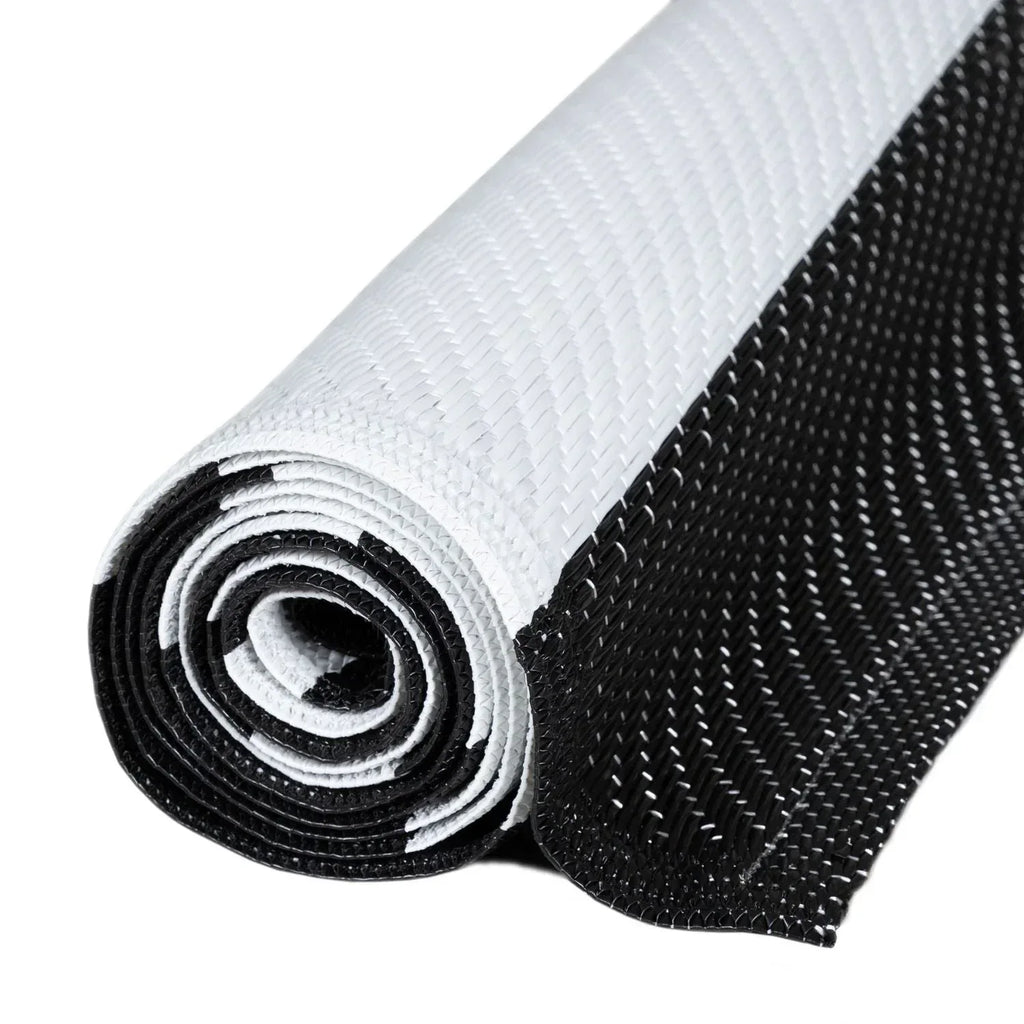 1030_Rainbow_Outdoor_Rug_Black_White-3 - Bobobiy
