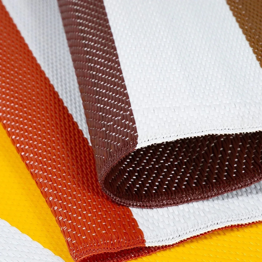 1030_Rainbow_Outdoor_Rug_Yellow-2 - Bobobiy