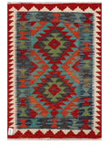 Maimana Afghanistan Kilim Rug - 118 x 81 cm - Handmade