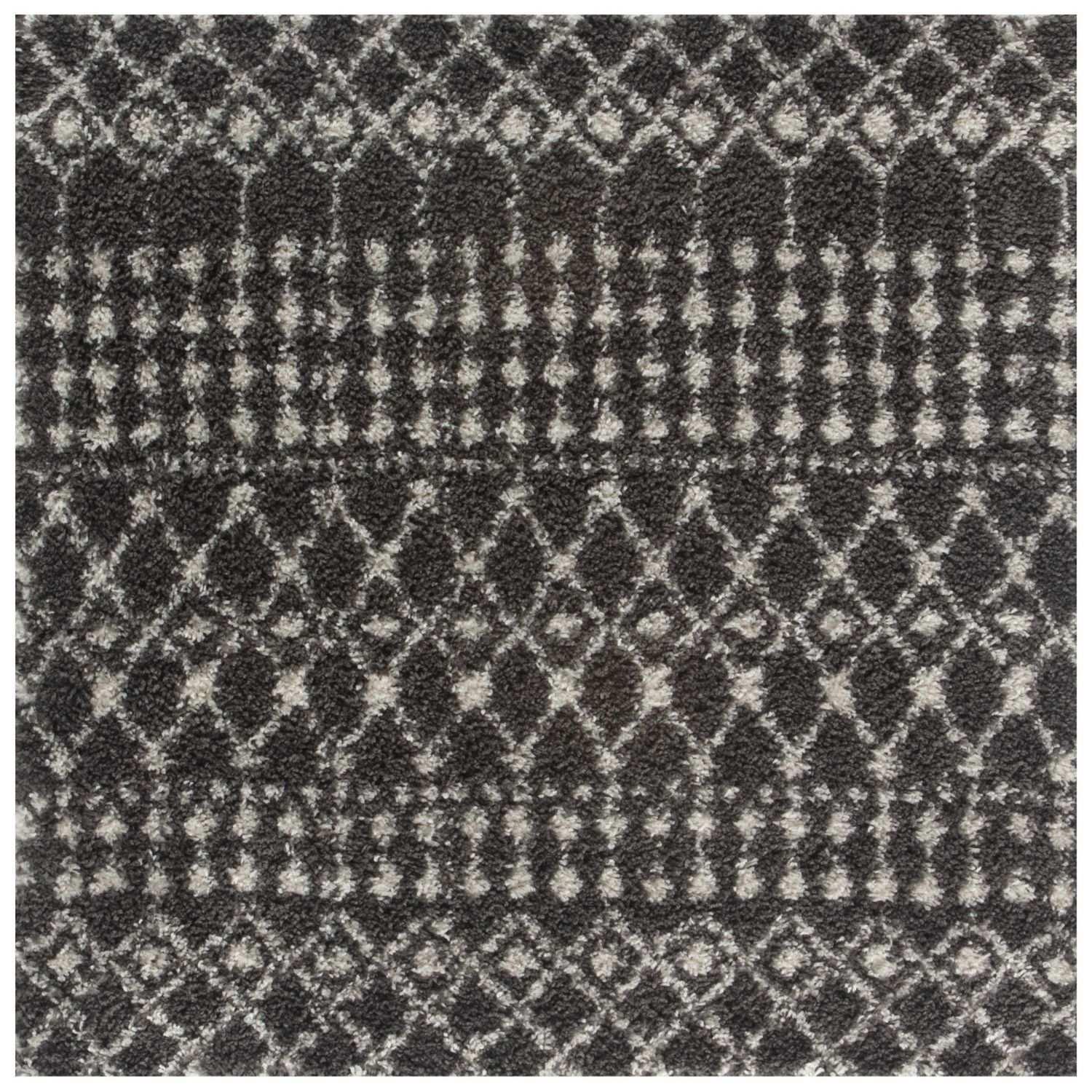 1040MoroccanDarkGreyShaggyRug-3 - Bobobiy