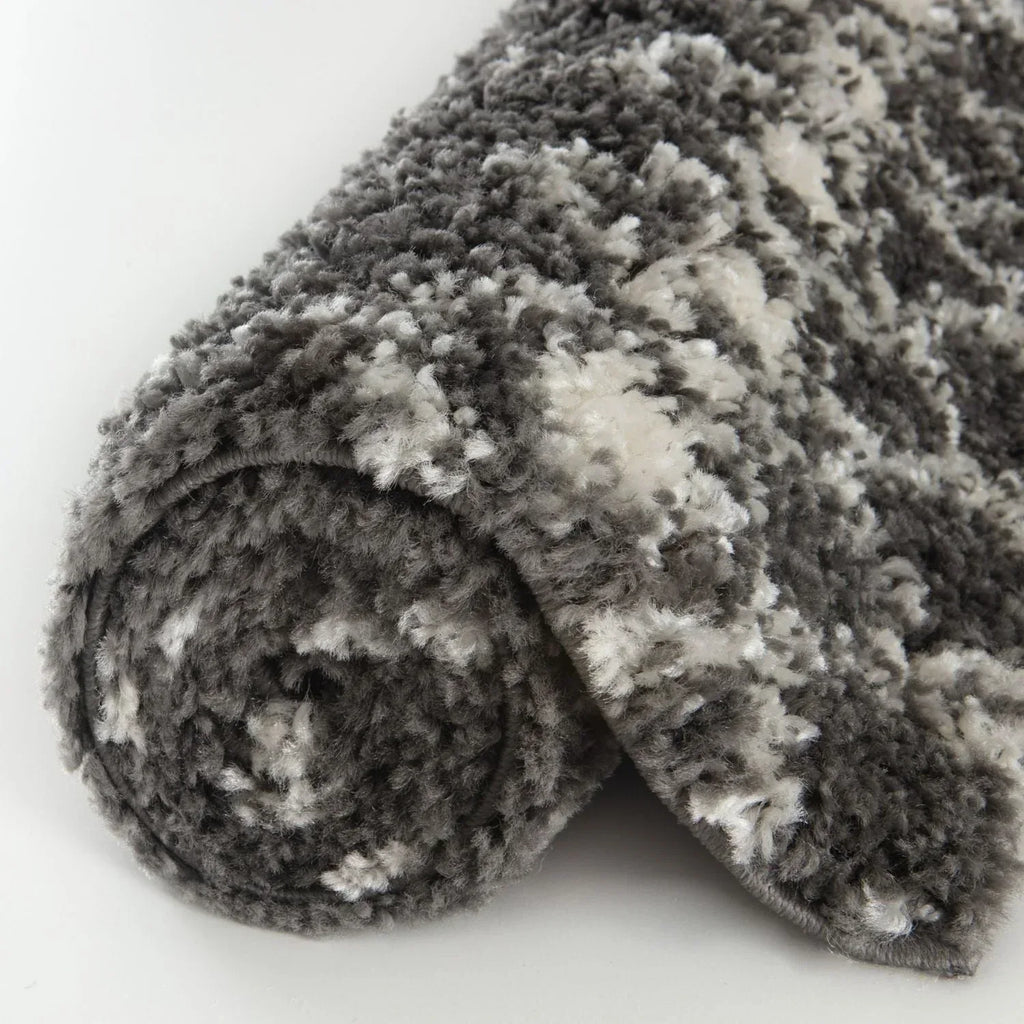 1040MoroccanDarkGreyShaggyRug-7 - Bobobiy