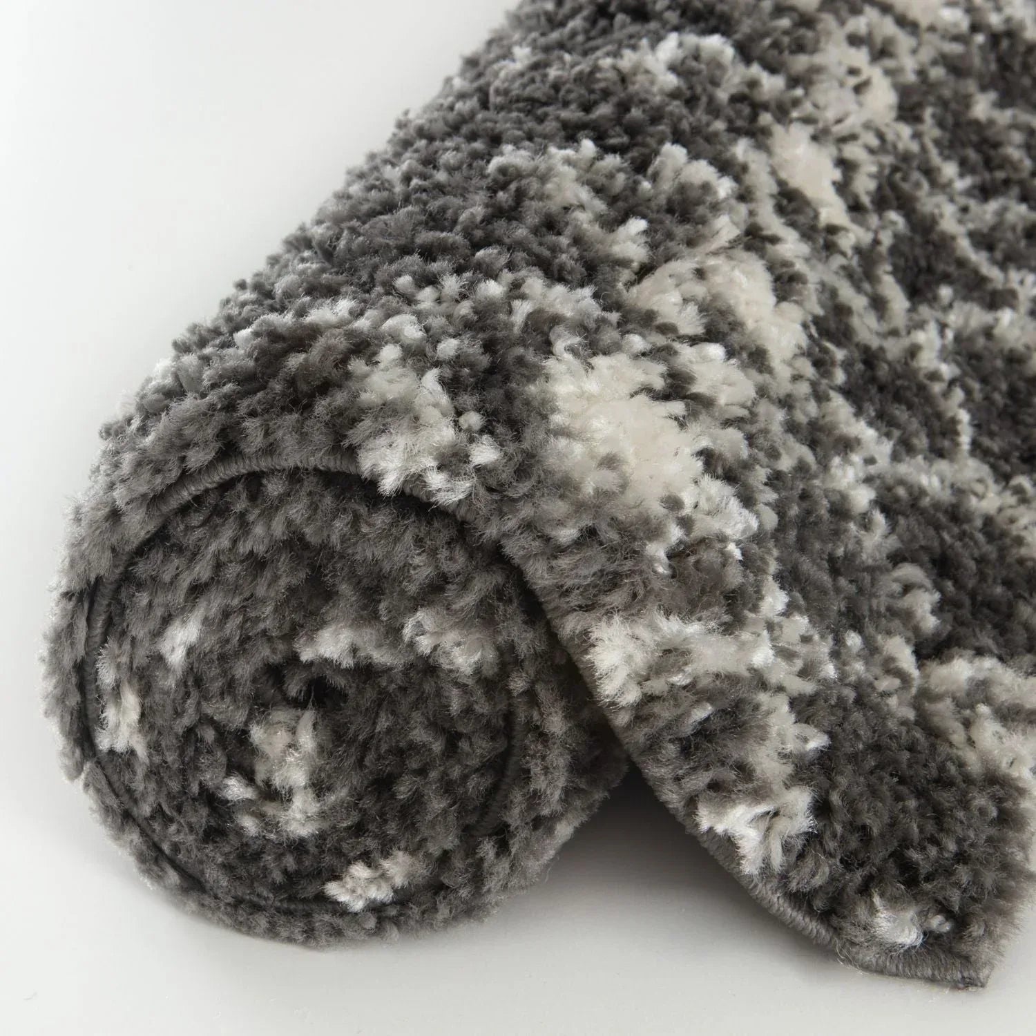 1040MoroccanDarkGreyShaggyRug-7 - Bobobiy