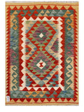 Maimana Afghanistan Kilim Rug - 116 x 85 cm - Handmade