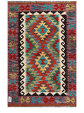 Maimana Afghanistan Kilim Rug - 122 x 84 cm - Handmade