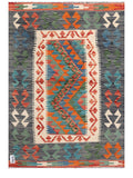 Maimana Afghanistan Kilim Rug - 120 x 87 cm - Handmade