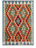 Maimana Afghanistan Kilim Rug - 117 x 84 cm - Handmade