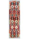 Maimana Afghanistan Kilim Runner - 276 x 82 cm - Handmade