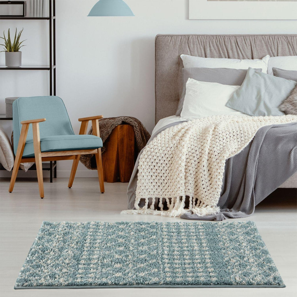 1050MoroccanDuckEggBlueShaggyRug-24 - Bobobiy