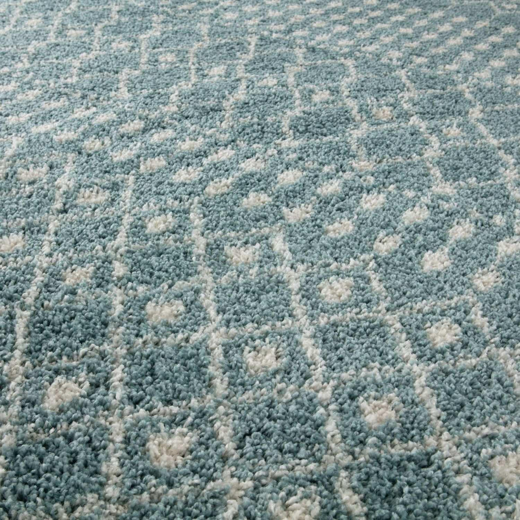 1050MoroccanDuckEggBlueShaggyRug-5 - Bobobiy