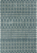 1050MoroccanDuckEggBlueShaggyRug - Bobobiy