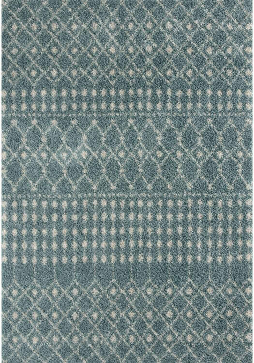 1050MoroccanDuckEggBlueShaggyRug - Bobobiy