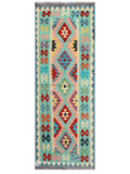 Maimana Afghanistan Kilim Rug - 201 x80 cm - Handmade