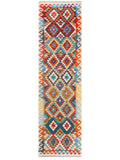 Maimana Afghanistan Kilim Runner - 288 x 82 cm - Handmade