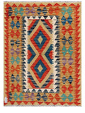 Maimana Afghanistan Kilim Rug - 112 x 93 cm - Handmade