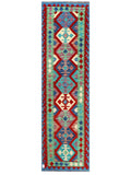 Maimana Afghanistan Kilim Runner - 288 x 83 cm - Handmade