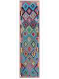Maimana Afghanistan Kilim Runner - 302 x 80 cm - Handmade
